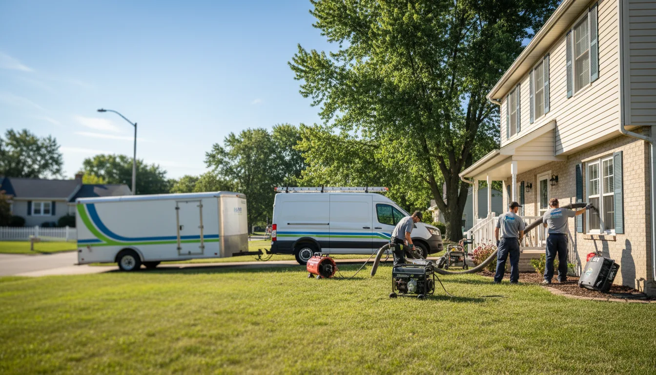 Flooded Basement Restoration And Cleanup With Repair in Robins, IA near me
